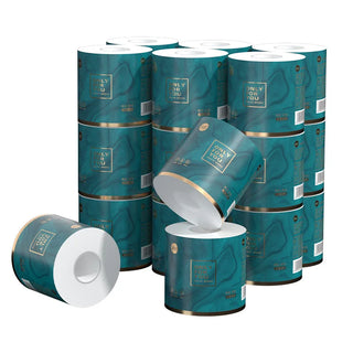 8 Roll Toilet Tissue Paper Mini Household Affordable Toilet Paper Full Box Hand Towel Cored Roll Toilet Paper