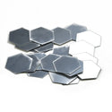 24pcs Mirror Wall Sticker 46*40*23mm Hexagon Acrylic Bathroom Mirror Wall Sticker for Household Decoration Supplies