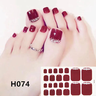 Buy h074 22Tips/Sheet Toenail Sticker