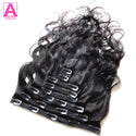 Body Wave Clip in Human Hair Extensions 120g/Set Clips in Extension Full Head Brazilian Clip on Hair Extension for Women