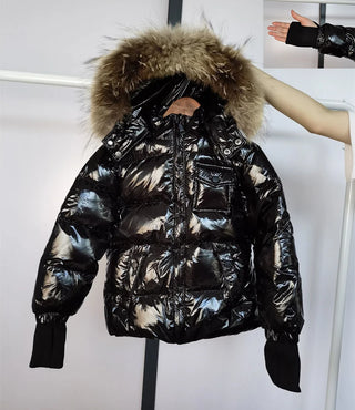 Buy shine-black Brand Orangemom 2023 Winter Children&#39;s Clothing Jackets Coat , Kids Clothes Outerwear Coats , White Duck Down Girls Boys Jacket