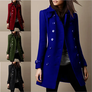 2023 New Fashion Autumn/Winter Lapel Tweed Women's Coat Hooded Niko Coat Winter Jacket Women