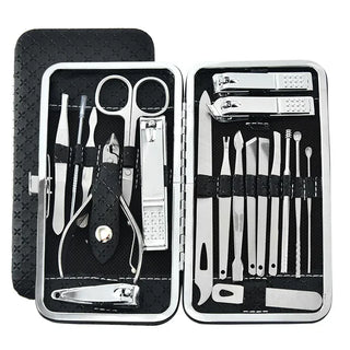 Buy 19pc-black Stainless Steel Nail Clipper Set