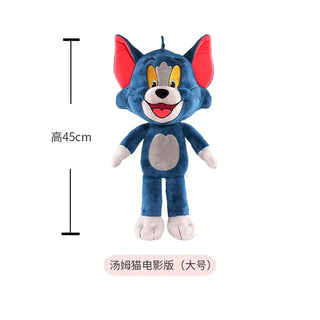 Buy 45cm-movie-tom Anime Tom and Jerry Plush Toy Cartoon Movie Figures Cat Mouse Cute Plushies Stuffed Animal Doll Toys for Kids Gift Free Shipping