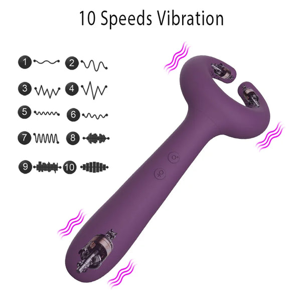 Couples Sex Toy Penis Vibrator With Ring,Powerful Dildo Vibrators for Women Clitoris Stimulate Massager Adult Orgasm Sex Product