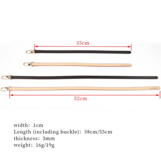 38cm 55cm Detachable Bag Handle Replacement Bag Strap Genuine Leather Shoulder Strap Bag Part & Accessories Fashion Strap