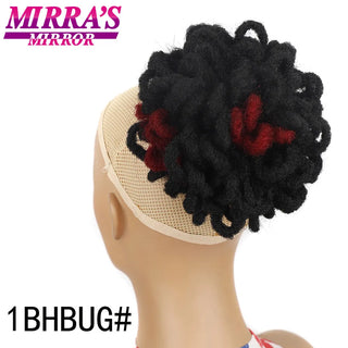 Buy lsfbzb-1bhbug Afro Puff Drawstring Ponytail Extension Synthetic Kinky Curly Ponytail Hair Chignon Dreadlock Buns Afro Puff for Black Women