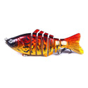 10cm 15.6g Sinking Wobblers 7 Segments Pesca Fishing Lures Multi Jointed Swimbait Hard Bait Fishing Tackle Bass Isca Crankbait