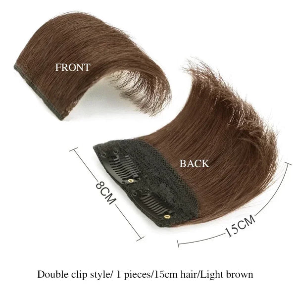 10-20cm Human Hair Invisable Seamless Hair Pad Extension