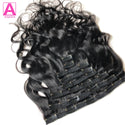 Body Wave Clip in Human Hair Extensions 120g/Set Clips in Extension Full Head Brazilian Clip on Hair Extension for Women