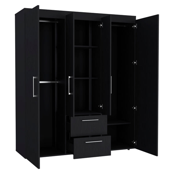 Armoire Elma, Bedroom, Black