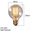 Dimmable Edison Light Bulb E27 40W 220V Retro Vintage Edison Bulb Incandescent Ampoule Bulbs Vintage Edison Lamp Retro Light