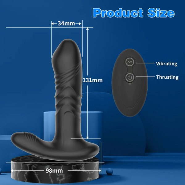 Bluetooth APP Thrusting Vibrator for Women Dildo Telescopic Vagina G Spot Clitoris Stimulator Remote Masturbator Female Sex Toy