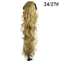 Desire for Hair 30 Inch Long Curly Claw Clip Ponytail Heat Resistant Synthetic Hairpieces Fake Hair Extensions