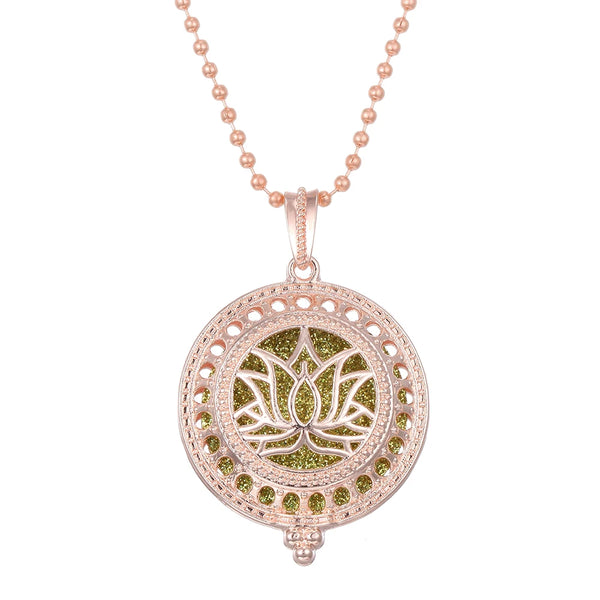 Aromatherapy Necklace Tree of Life Diffuser Jewelry Vintage Open Locket Pendant Essential Oil Perfume Aroma Diffuser Necklace