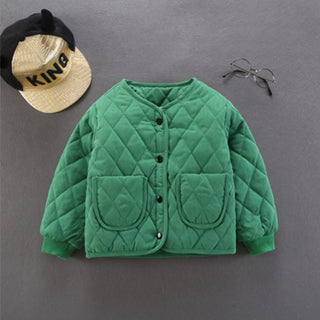 Buy green1 Boys Clothes Warm Winter Girls Coat Kids Jacket Boys Outerwear Thicken Coats Cotton Boy Thicken Baby Clothing for Girl 2-7y