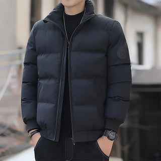 Buy black Cheap Warm Men&#39;s Clothing Coats Winter Men&#39;s Jacket and Coats 2022 Windproof Long Sleeve Casual Jacket Coat Puff Bubble  Jacket