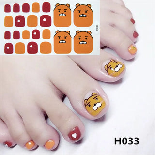 Buy h033 22Tips/Sheet Toenail Sticker