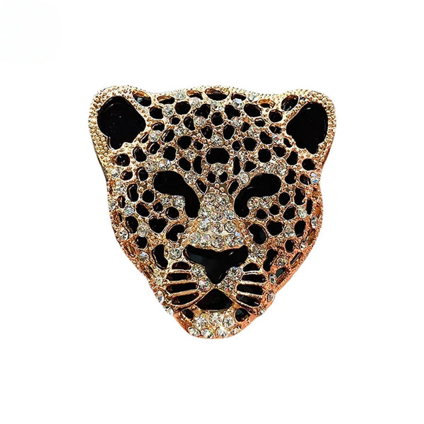 Car Air Vent Perfume Clip Charms Crystal Leopard Aromatherapy Essential Oil Diffuser Fashion Car Decoration Charms Rhinestone