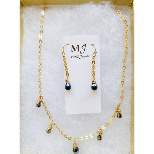 Blue Gold Spinel Gift Set