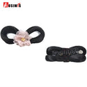 AOSI Hair Braided Clip in Hair Bun Chignon Hairpiece Donut Roller Bun Hairpiece Hand Knitting Braid Synthetic Chignon