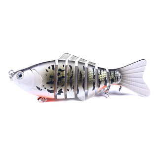 Buy c6 10cm 15.6g Sinking Wobblers 7 Segments Pesca Fishing Lures Multi Jointed Swimbait Hard Bait Fishing Tackle Bass Isca Crankbait