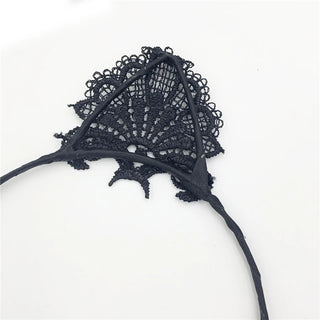 Black Sexy Lace Cat Ear Headbands Women Hoop Head Erotic Flirting BDSM Bondage Restraints Adult Games Sex Toys Sex Shop Bdsm Sex