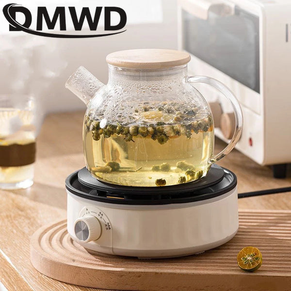 1000W Electric Mini Coffee Heater Milk Tea Mocha Heating Stove Hot Plate Multifunctional Cooking Pot Oven Small Furnace Cooker