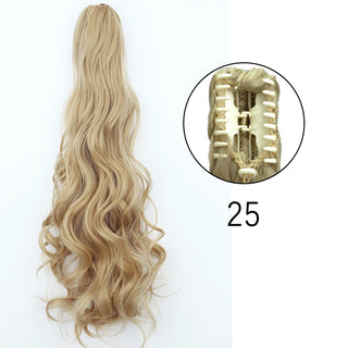 Buy w-25 Claw Clip on Ponytail Hair Extensions