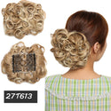 BENEHAIR Synthetic Scrunchy Hair Bun Messy Hair Bun Curly Chignon Hairpiece for Women Hair Combs Clip in Hair Extension Updo