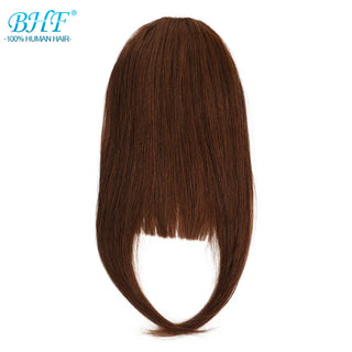 Buy 4 BHF Human Hair Bangs 8inch 20g Front 3 Clips in Straight Remy Natural Human Hair Fringe All Colors