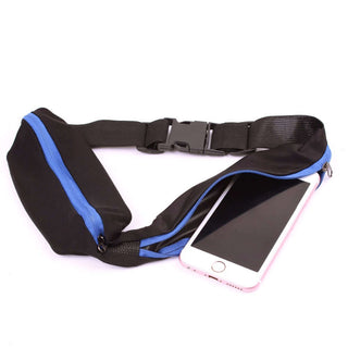 Buy royal-blue Stride Dual Pocket Running Belt and Travel Fanny Pack for All Outdoor Sports