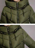 2024 Women's Winter Coats Long Section Warm Down Basic Jacket Coat Fashion Slim Outwear Female Korean Large Size Jackets M-6xl