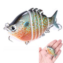 63mm 9.3g Lifelike Tilapia Swimbait Fishing Lures Hard Bait Lure With Treble Hook Multi Jointed Lures for Bass Fishing Tackle