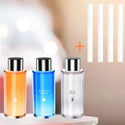 Car Air Freshener LED Light Essential Oil Fragrance Diffuser Smell Distributor USB Rechargeable Aromatherapy Scent Air Refresher