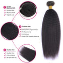 Peruvian Kinky Straight Hair Weave Bundles