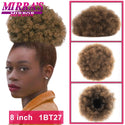 Afro Puff Drawstring Ponytail Extension Synthetic Kinky Curly Ponytail Hair Chignon Dreadlock Buns Afro Puff for Black Women