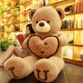 Buy 16 100cm Plush Toy Teddy Bear Giant  T Shirt Soft Stuffed Animals Pillow Dolls Grilfriend Kids Wife Birthday Valentines Day Decor