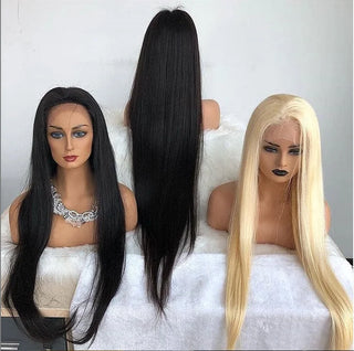 Brazilian Staight Hair  Wig Glueless Pre Plucked Lace Front Wigs Sunlight Remy Human Hair Wigs for Black Women