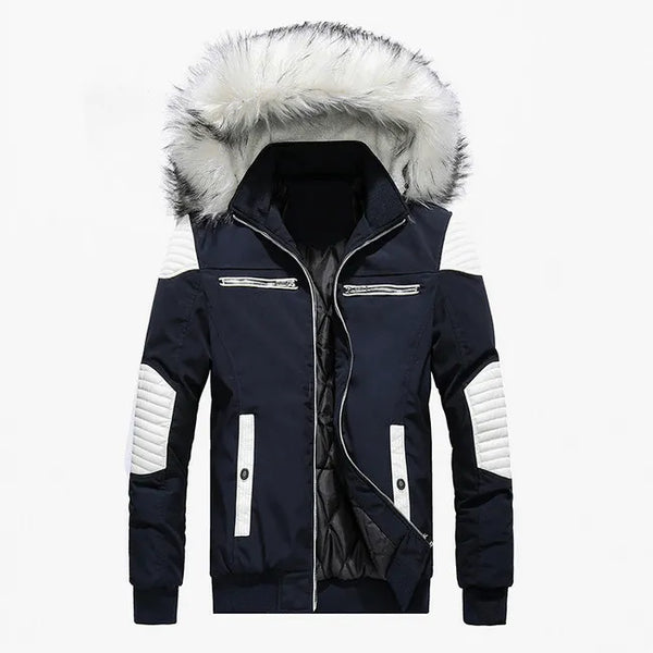 2023 New Men Winter Jackets and Coats Mens Warm Casual Mens Winter Coat Fashion Streetwear Male Overcoat Parka Hombre ABZ500