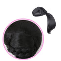 Amir Synthetic Hair Buns With Bangs Clip-In Chignons Heat Resistant Fiber Black Burgundy Colors Hair Piece Ponytail for Women