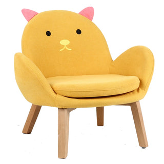 Buy yellow-fox Children Bedroom Back Sofa Seat for Dormitory Baby Learning Cartoon Shape Mini Sofas Kids Furniture Lazy Sofa Chair With Armrest