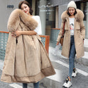 2022 New Cotton Thicken Warm Winter Jacket Coat Women Casual Parka Winter Clothes Fur Lining Hooded Parka Mujer Coats Clothes