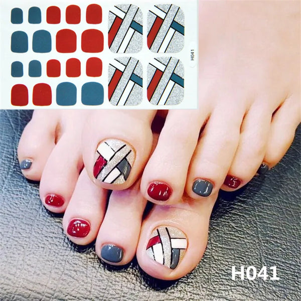 22Tips/Sheet Toenail Sticker