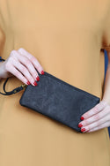 005 - Leather Wallet With Detachable Wristlet