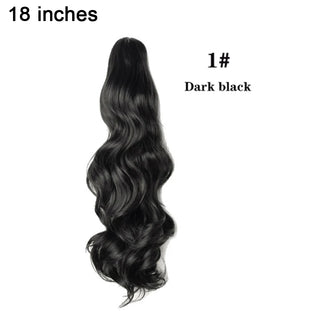 Buy 118inch BENEHAIR Fake Ponytail Claw on Ponytail Long Wavy Clip in Hair Extension Hair Synthetic Hairpiece for Women Pony Tail Fake Hair