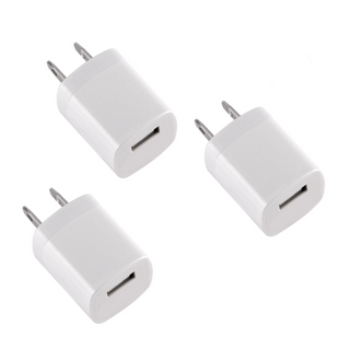 3-Pack USB Wall Charger