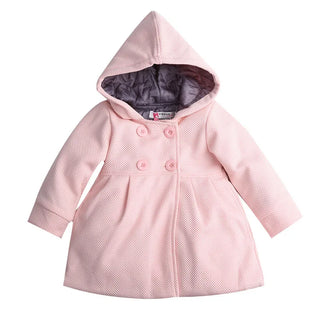 Buy c 0-36m Baby Girls Coats Autumn Winter Kid Girls Clothes Warm Button Hoodies Coat Kids Girls Jacket Outwear