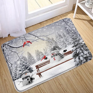 Buy 556ai-mat Christmas Bathroom Sets With Shower Curtain Rugs Red Truck Christmas Shower Curtains Xmas Bathroom Rugs Christmas Bathroom Deco