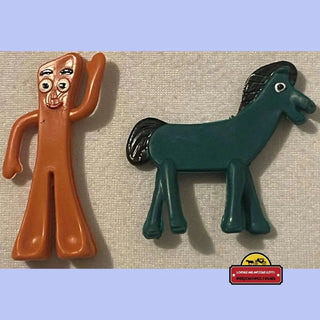 4, 8, or 12 Vintage Gumby and Pokey Figurines 1970s - 1980s, Both Colors, Highly Collectible!